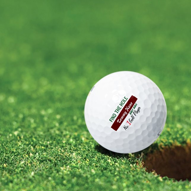 Balles De Golf trouver le trou personnalisé (Créateur téléchargé)