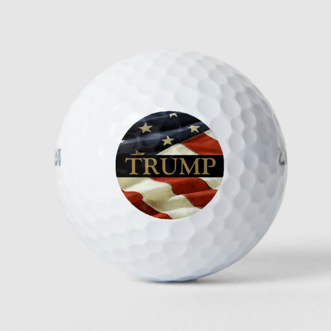 BALLES DE GOLF TRUMP (Devant)