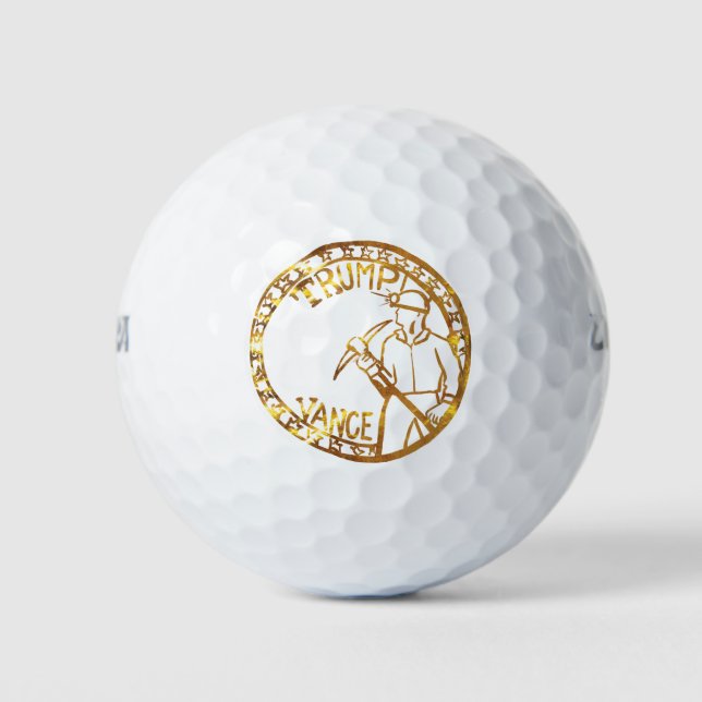 BALLES DE GOLF TRUMP 2024 (Devant)