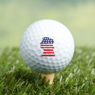 Balles De Golf Trump 2024 Étoiles et rayures