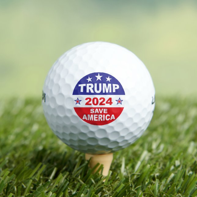 BALLES DE GOLF TRUMP 2024 SAVE AMERICA (T-shirt Insitu)