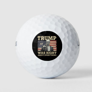 Balles De Golf Trump A Raison De Tout Ce Qui Concerne L'Amérique