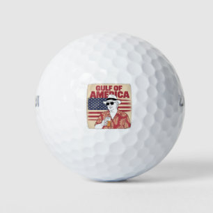 Balles De Golf Trump Amérique Golfe Mexique Président Trump