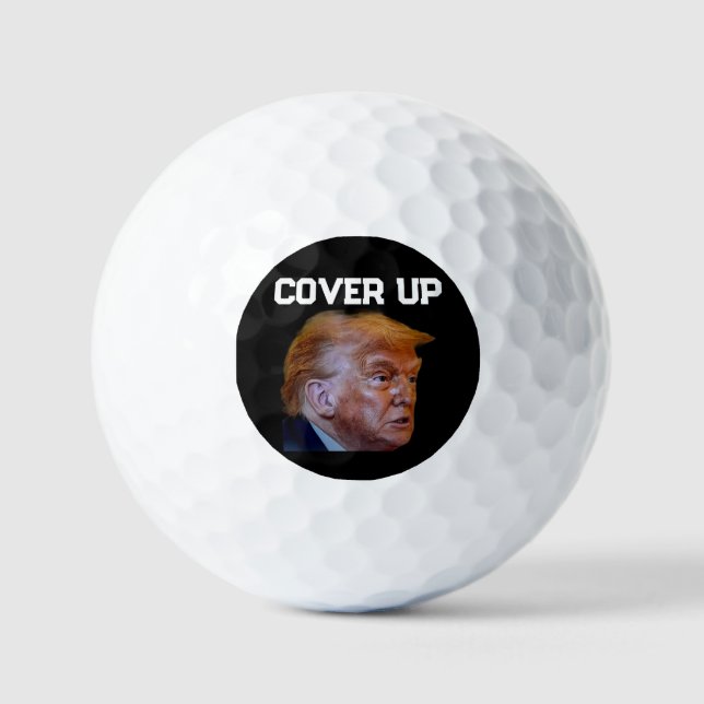 Balles de golf Trump Cover Up (Recto)
