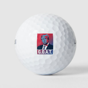 Balles De Golf Trump GOAT Élection 2024 Républicain Vintage