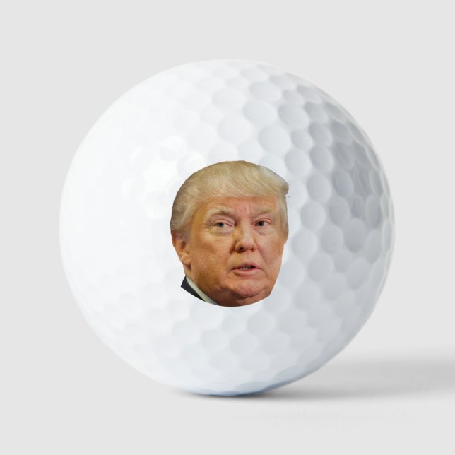 Balles De Golf Trump Gold 💖 président 💕 États-Unis (Recto)