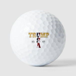 Balles De Golf Trump Gold 🏆 présidentiel USA