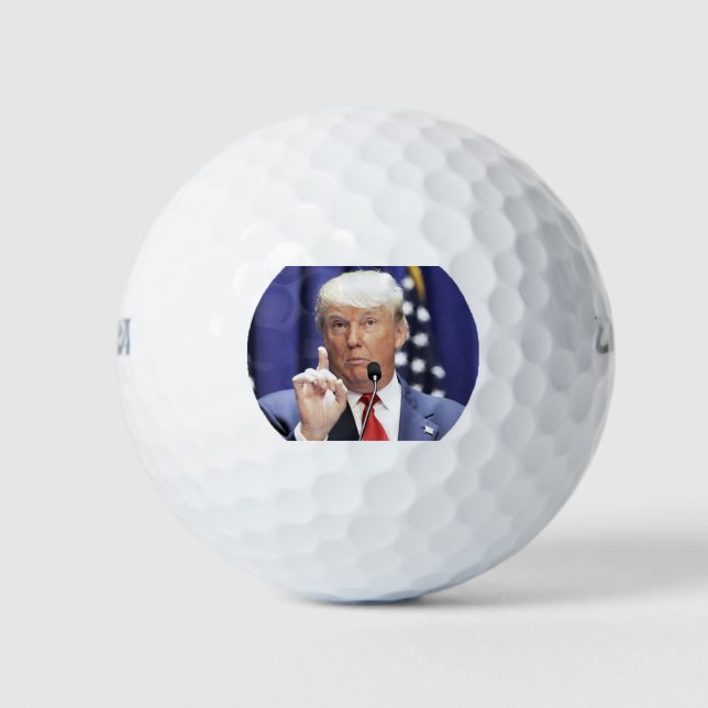 Balles De Golf Trump Golf Balls (Trump Doing Up) (Devant)