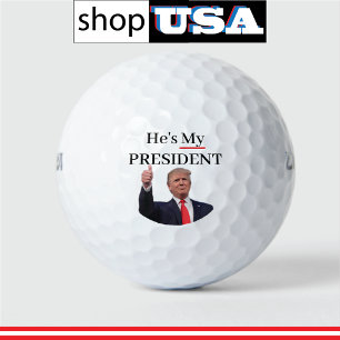 Balles De Golf Trump 🚗 Patriotic USA Il est mon président