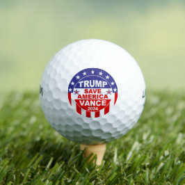 BALLES DE GOLF TRUMP VANCE 2024 SAVE AMERICA