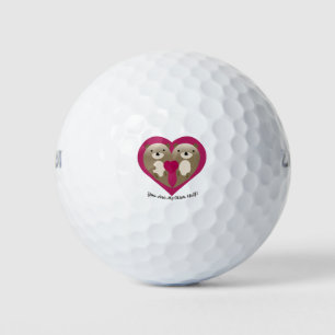 Balles De Golf Tu Es Ma Moitié D'Otter