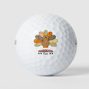 Balles De Golf Turquie équipe d'action de grâces drôle de joli go