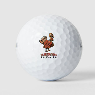 Balles De Golf Turquie équipe d'action de grâces drôle de joli go