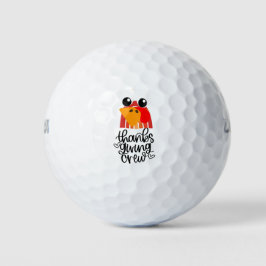 Balles De Golf Turquie équipe d'action de grâces drôle de joli go