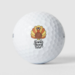 Balles De Golf Turquie équipe d'action de grâces drôle de joli go