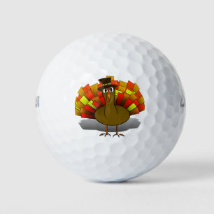 Balles De Golf Turquie pèlerin Thanksgiving
