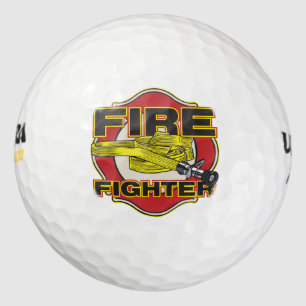 Balles De Golf Tuyau et bouclier de sapeur-pompier