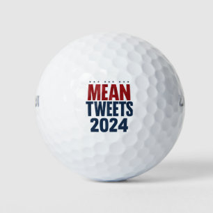 Balles De Golf Tweets Moyens 2024 Élection Drôle Trump