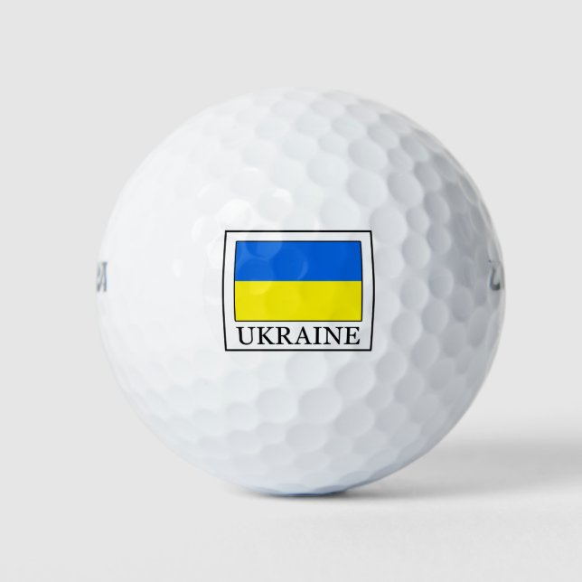 Balles De Golf Ukraine (Devant)