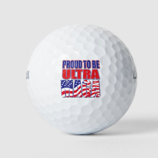 Balles De Golf Ultra-MAGA (Devant)