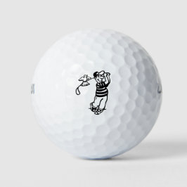 Balles De Golf Un golfeur en b-w