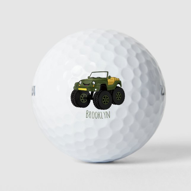 Balles De Golf Un Green Monster truck (Devant)