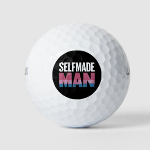 Balles De Golf Un Homme Transgenre Transgenre Transsexuelle Fiert