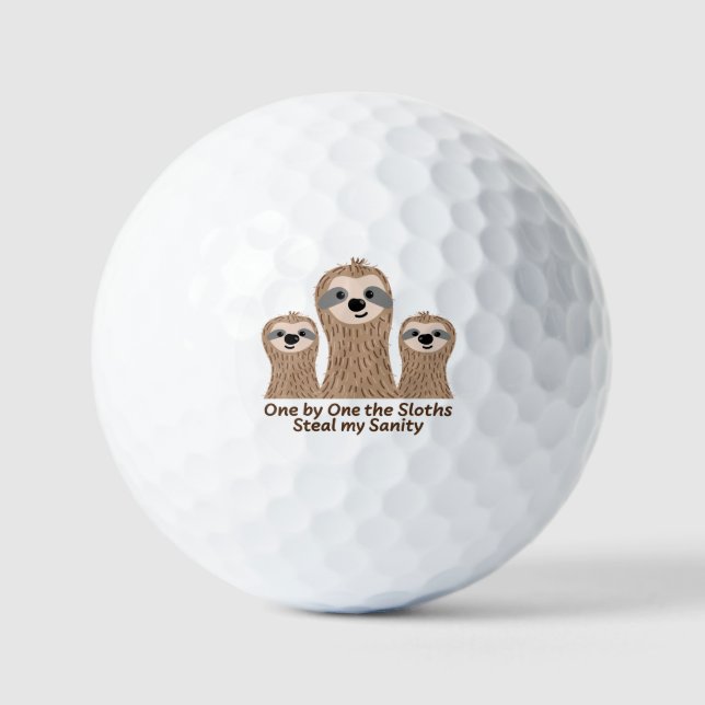 Balles De Golf Un par un les fentes volent ma santé (Recto)