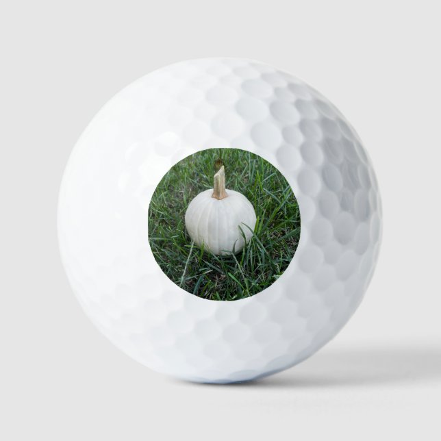 Balles De Golf un petit citrouille blanc (Recto)