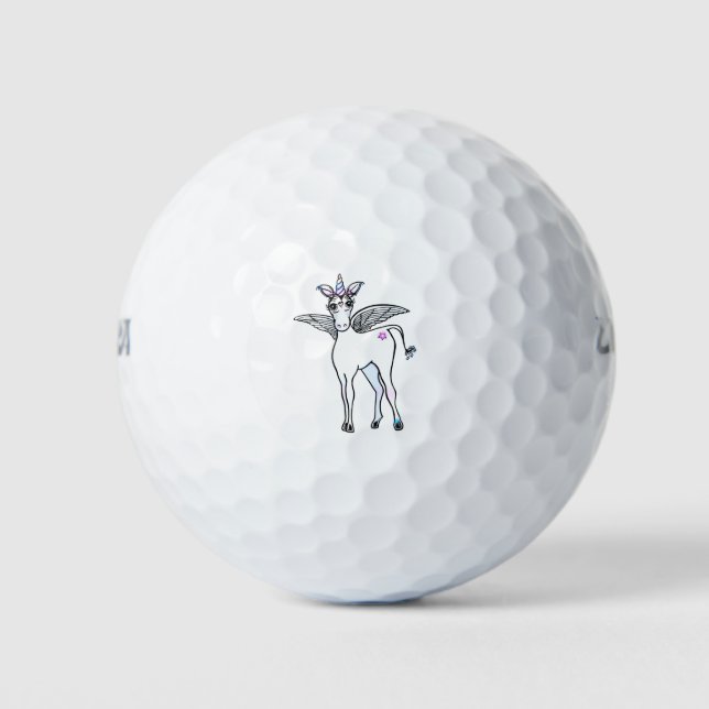 Balles De Golf Unicorn magique (Devant)