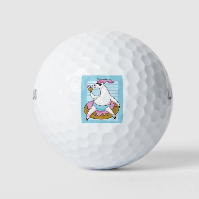 Balles De Golf Unicorne d'été (Devant)