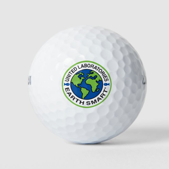 Balles De Golf United Earth Smart Wilson Golf Balls (Devant)