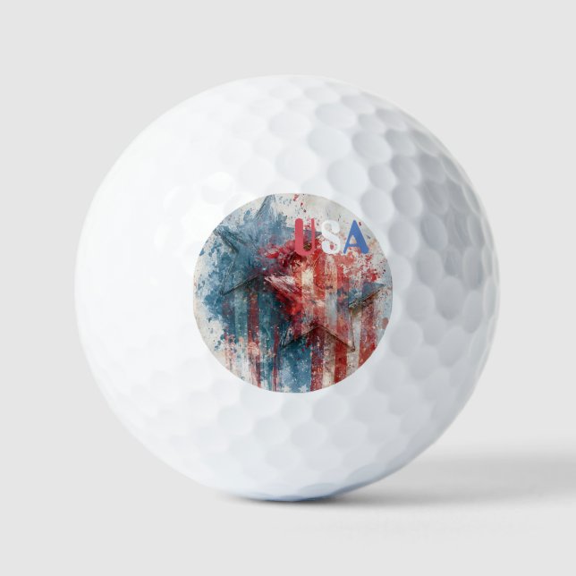 Balles de golf USA (Recto)