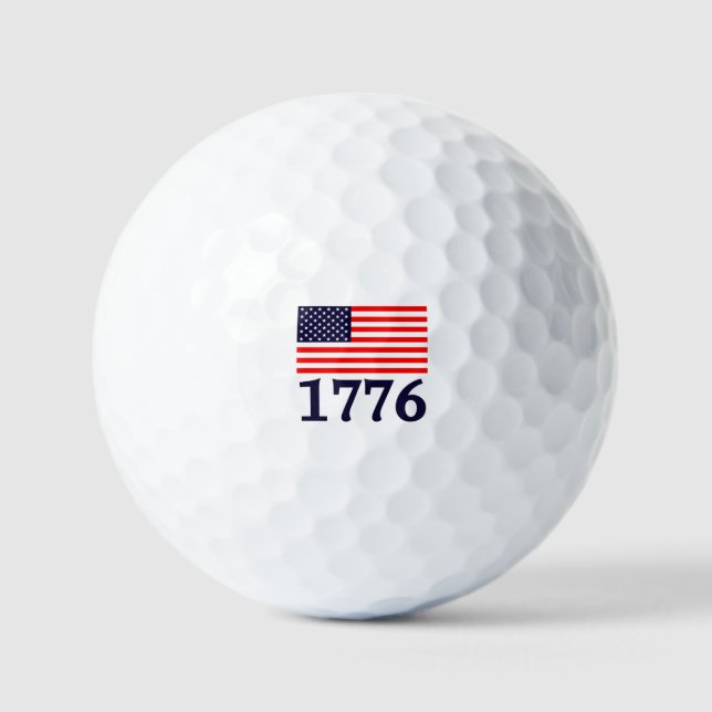 BALLES DE GOLF USA 1776 (Recto)