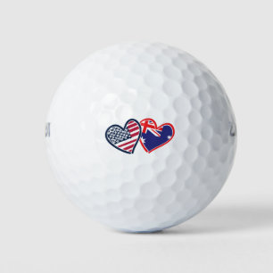 Balles De Golf USA Australie Amour
