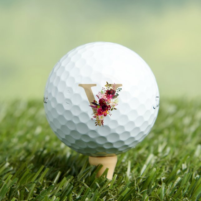 Balles De Golf V Floral (T-shirt Insitu)