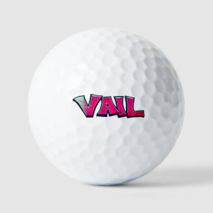 Balles De Golf Vail Colorado graffiti rose golf