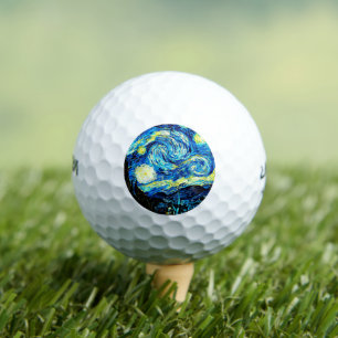 Balles De Golf Van Gogh - Nuit étoilée