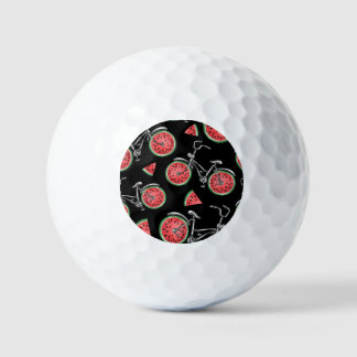Balles De Golf Vélos à roue de pastèque, motif d'été.