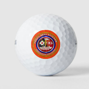Balles De Golf Vétéran de l'armée des transmissions fier
