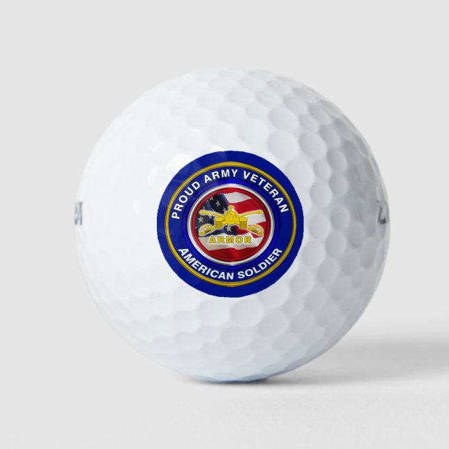 Balles De Golf Vétérinaire de l'Armure Fière (Devant)