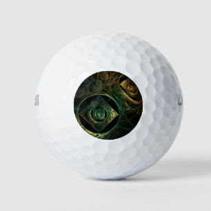 Balles De Golf Vibrations magiques Art Abstrait