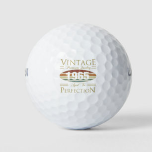 Balles De Golf Vintage 1965 60e anniversaire