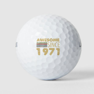 Balles De Golf Vintage Awesome 1971 50e anniversaire