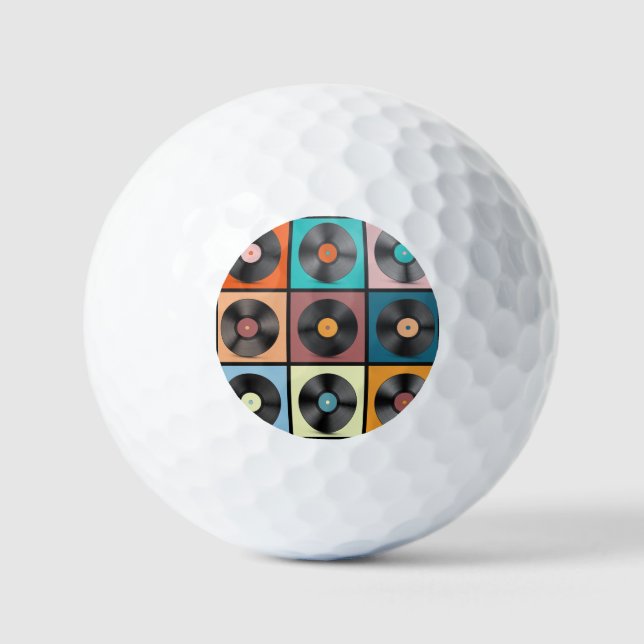Balles De Golf Vinyl records : retro LP set. (Recto)