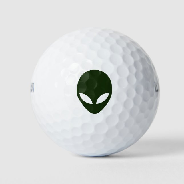 Balles De Golf Visage Alien (Devant)