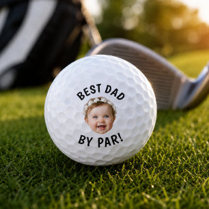 Balles De Golf Visage de bébé personnalisé MEILLEUR PÈRE PAR PAR!