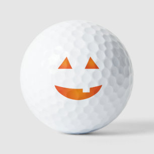 Balles De Golf Visage de citrouille