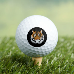 Balles de golf visage de tigre