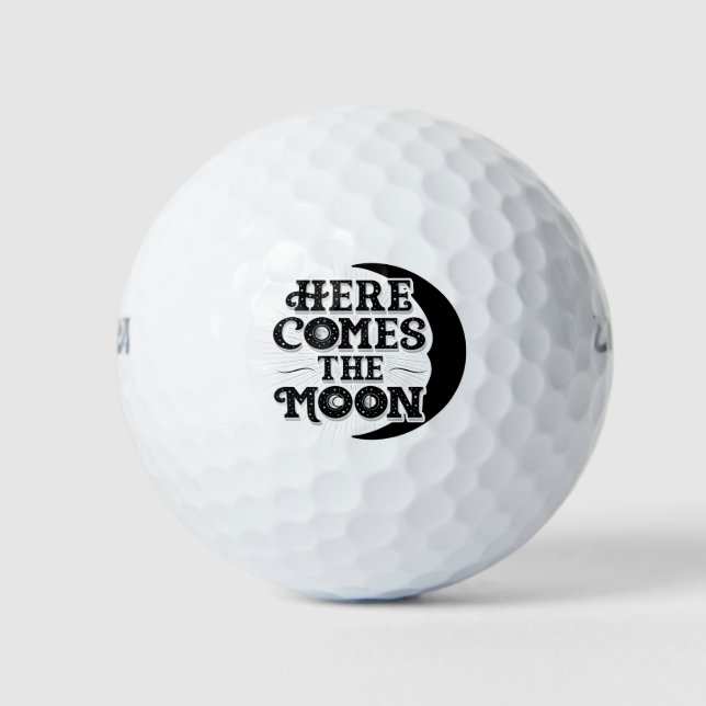 Balles De Golf Voici Les Boules De Golf De La Lune (Devant)